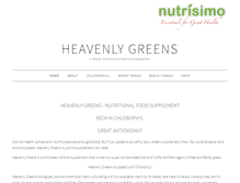 Tablet Screenshot of heavenly-greens.com